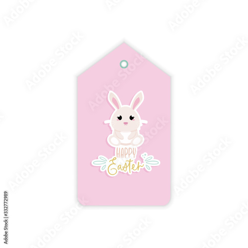 Easter day label