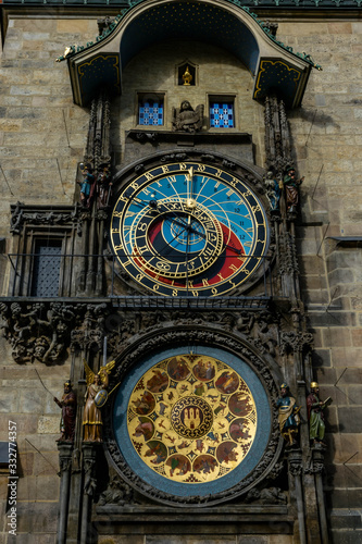 Canvas Print Prague astronomical clock, Prague Czechia