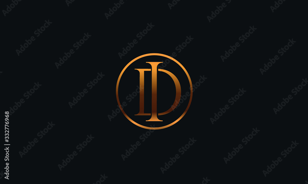ID DI I D Letter Logo Alphabet Design Template Vector ID DI I D Letter Logo Alphabet Design Template Vector