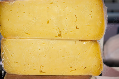  Delicious gourmet cuts of kashkaval or kasseri  cheese for sale photo