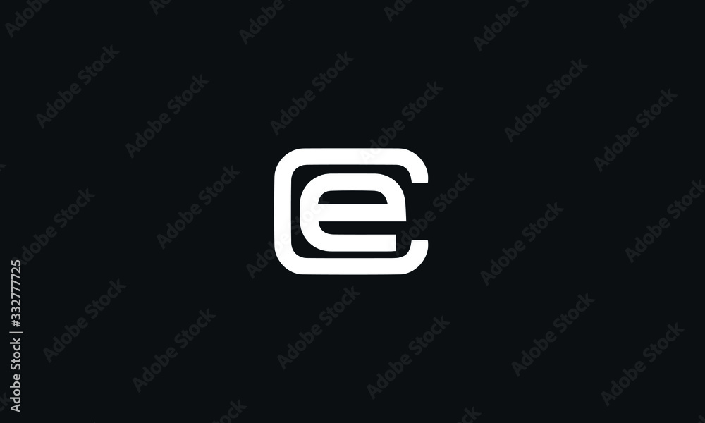 CE EC C E Letter Logo Alphabet Design Template Vector CE EC C E Letter Logo Alphabet Design Template Vector
