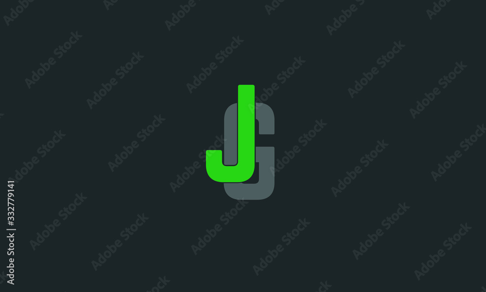 JG GJ Letter Logo Alphabet Design Template Vector JG GJ Letter Logo Alphabet Design Template Vector