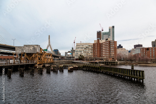 Leonard P. Zakim Bunker Hill Memorial Bridge, Boston, Massachusetts © letfluis