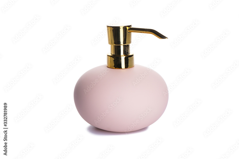 Soap dispenser isolated on white background Soap dispenser isolated on white background