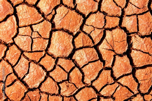 High temperature cracked earth texture