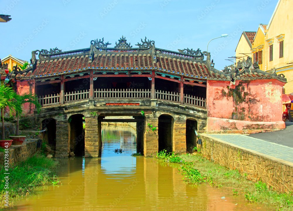 The Japanese Bridge in Hoi An, Vietnam, Asia