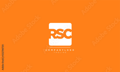 RSC Letter Logo Design Template Vector photo