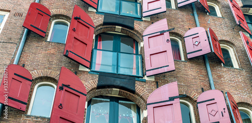 Photography Typical dutch houses architecture. Amsterdam homes, Netherlands