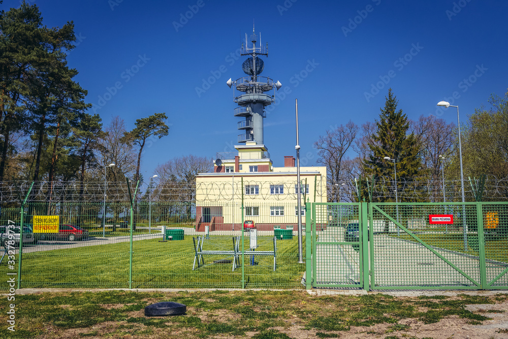 Observation Station of Polish coastal defence army in Gaski, small village on the Baltic Sea coast, Poland