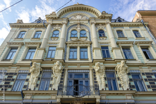 Konstfotografi Palace of Culture and Musem of Bukovinian Jewish History building in Chernivtsi,