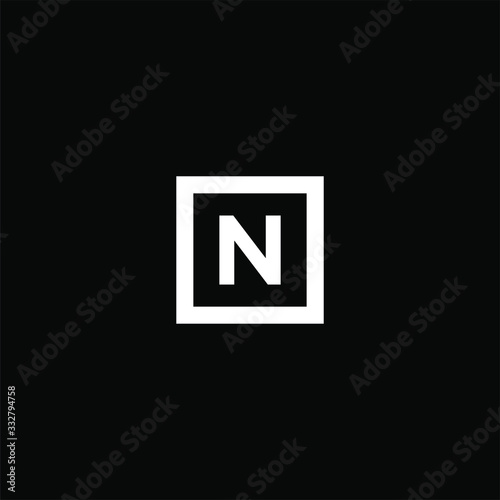 logo initial n in the box 
