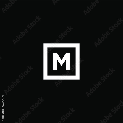 logo initial m in the box 