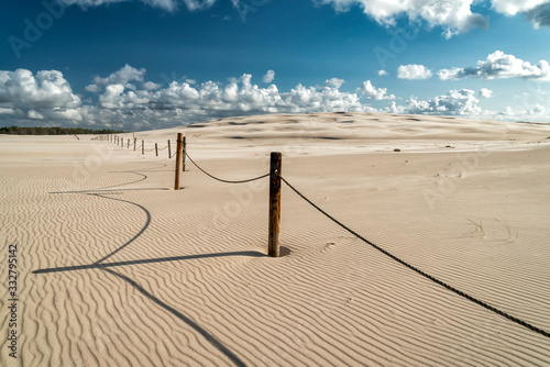 Fototapeta Naklejka Na Ścianę i Meble -  sand dunes in Leba, Poland