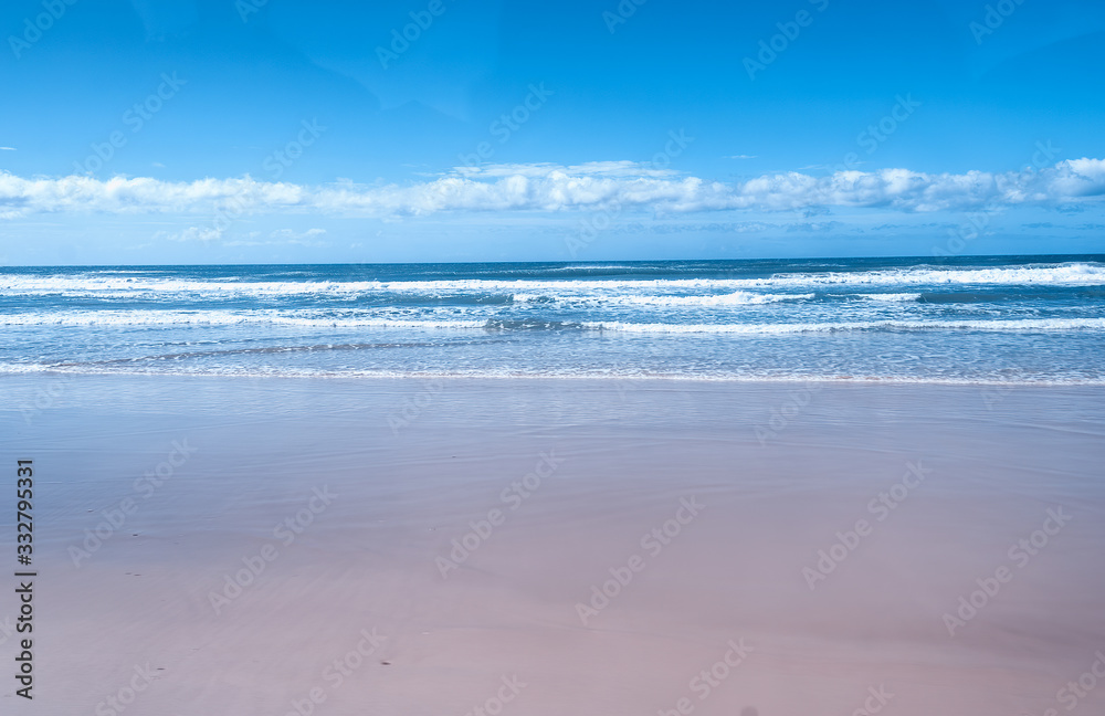 Beautiful beach of Fraser Island, Australia