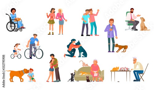 Photos Set of friendship and dearness