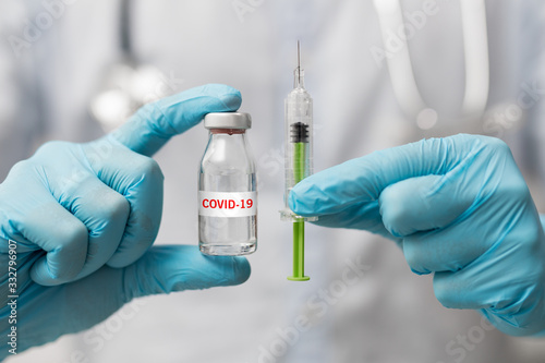 Vaccine and syringe injection for prevention and treatment from corona virus infection.