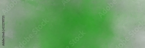 vintage abstract painted background with medium sea green, sea green and dark gray colors and space for text or image. can be used as horizontal background graphic