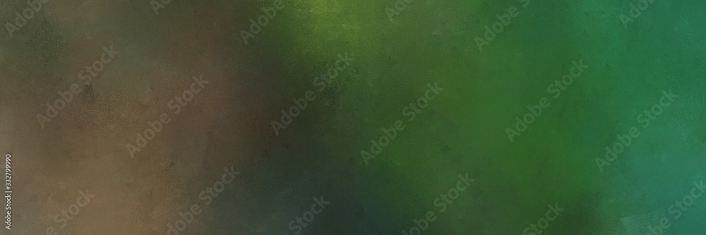 abstract painting background graphic with dark slate gray, pastel brown and dark olive green colors and space for text or image. can be used as horizontal background graphic