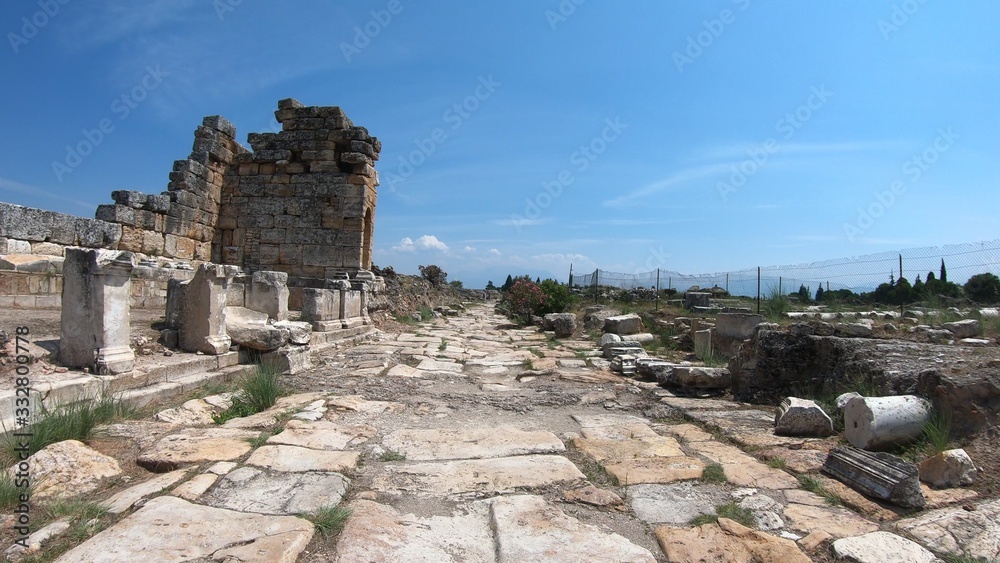 Ancient City in The Turkey, Hierapolis