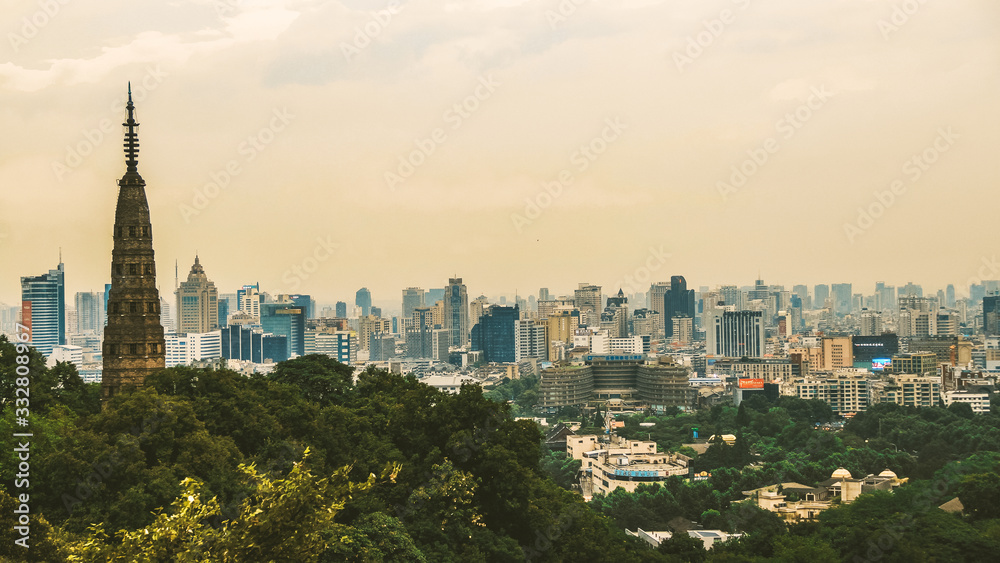 Fototapeta premium Nanjing city in China