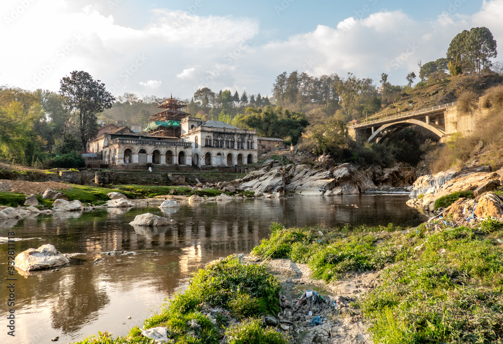 Jal Binayak Temple and the Bagmati River