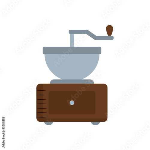 Isolated coffee grinder flat style icon vector design