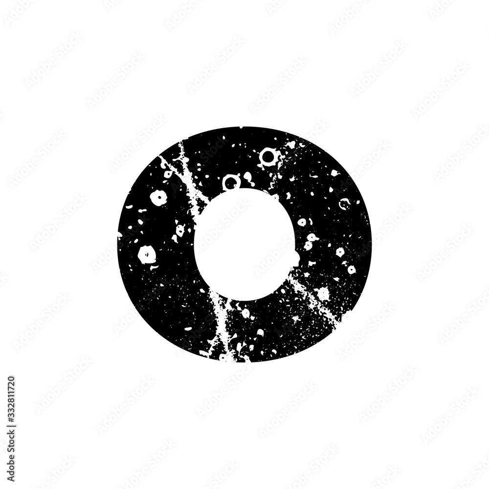 Painted letter O. Grunge alphabet font. Abstract handmade sans serif typeface. Distress textured abc. Ink splatter surface trace. Vector stock illustration EPS 10. Isolated on white. Painted letter O. Grunge alphabet font. Abstract handmade sans serif typeface. Distress textured abc. Ink splatter surface trace. Vector stock illustration EPS 10. Isolated on white.