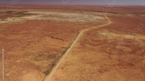 Drone View of Oodnadatta Track, South Australia photo