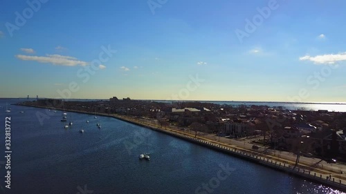 Wallpaper Mural Fast Camera Pan of Manhattan Beach in Brooklyn Torontodigital.ca