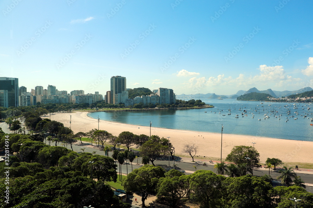 View of Botafogo Beach in the city of Rio de Janeiro