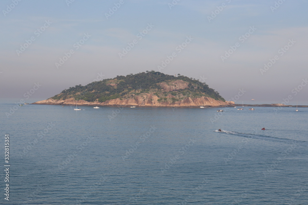Island view of urca Beach Rio de Janeiro Brazil Island view of urca Beach Rio de Janeiro Brazil