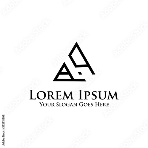 Initial Letter PA  Design Logo Graphic Branding Letter Element.