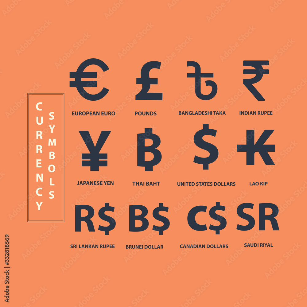 World Currency Symbol And Coins Set Stock Vector Adobe Stock world-currency-symbol-and-coins-set-stock-vector-adobe-stock