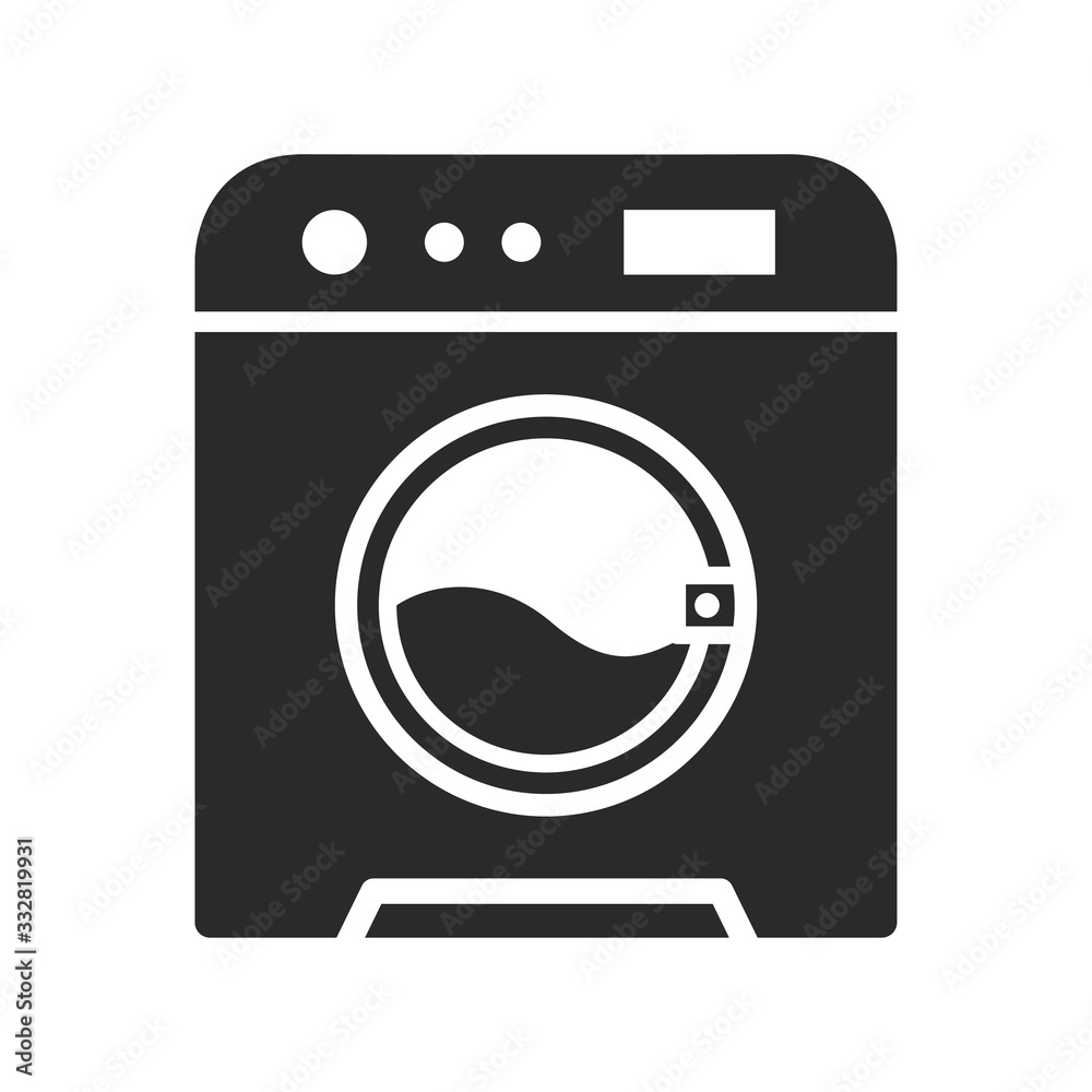 washing machine icon vector design template washing machine icon vector design template