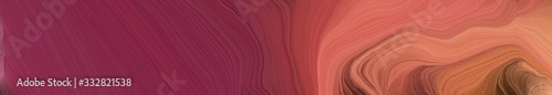 creative banner with dark moderate pink, indian red and moderate red color. modern soft swirl waves background design