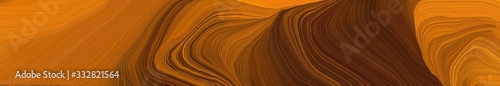 landscape banner with waves. curvy background design with coffee, very dark red and chocolate color