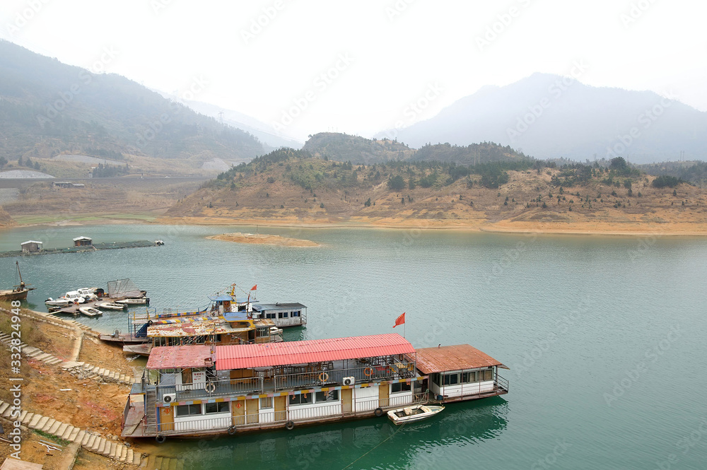 River landacape of the Mount Danxia area