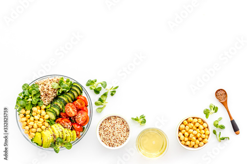 Obraz na plátně Vegan Buddha bowl