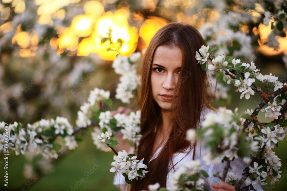 Happiness summer portrait young adult beautiful girl Happiness summer portrait young adult beautiful girl