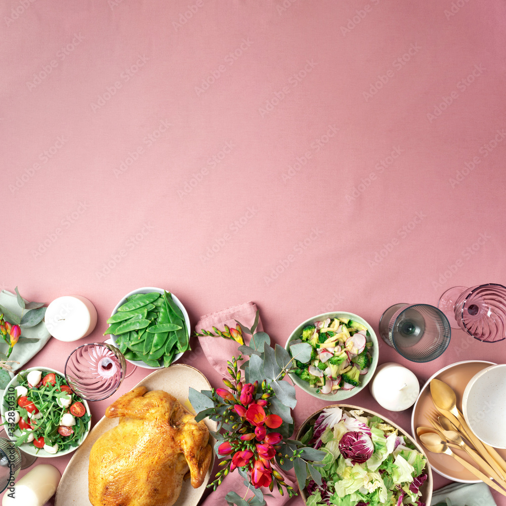 Φωτογραφία Valentine day, Women's Day, mother's day, wedding brunch, festive family lunch and dinner concept