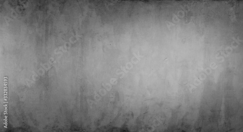 Gray blank grunge concrete or cement wall texture abstract background