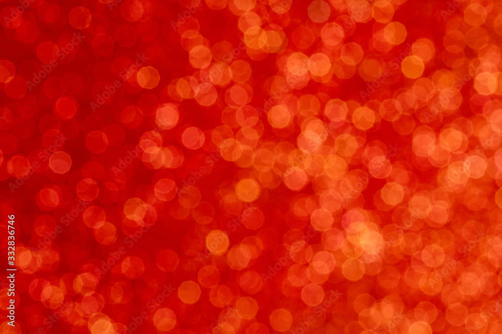 Abstract circular red tone color bokeh background. Abstract circular red tone color bokeh background.