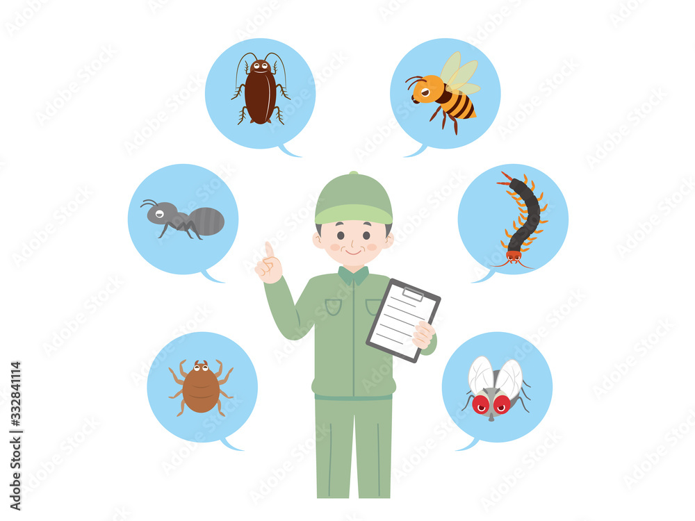 害虫駆除業者 作業員のイラスト Stock Vector Adobe Stock 害虫駆除業者 作業員のイラスト Stock Vector Adobe Stock