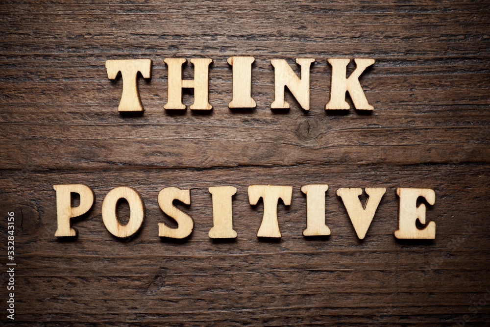 Think Positive concept view