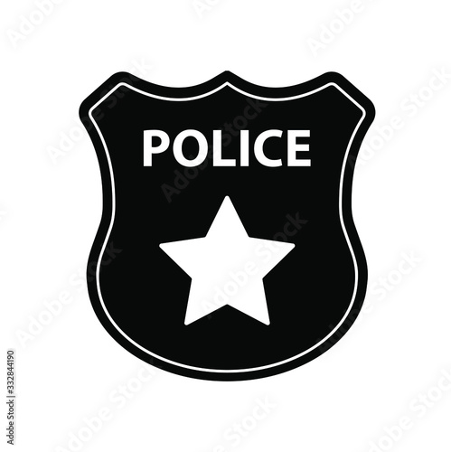 police icon on white background