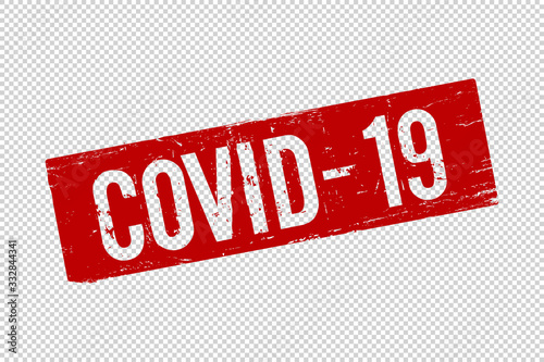 Covid-19 infection sign. Vector illustration