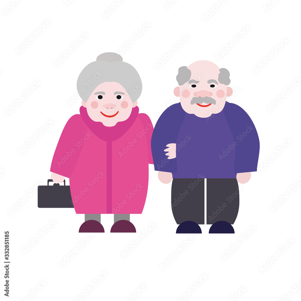 Family of elderly spouses Family of elderly spouses