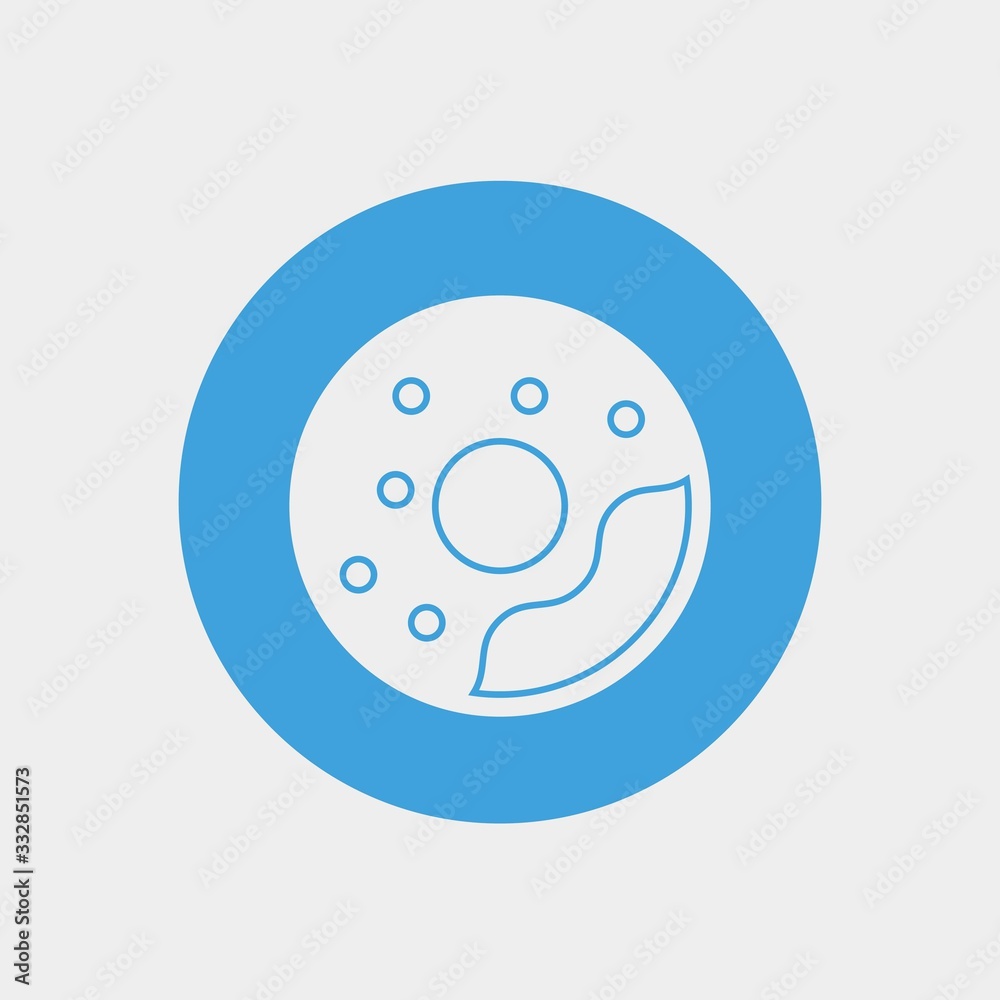 doughnut icon vector illustration and symbol for website and graphic design doughnut icon vector illustration and symbol for website and graphic design