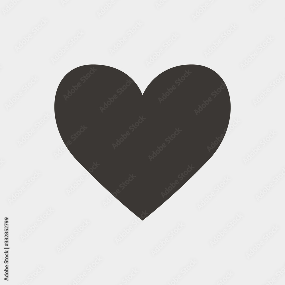 heart love icon vector illustration and symbol for website and graphic design heart love icon vector illustration and symbol for website and graphic design