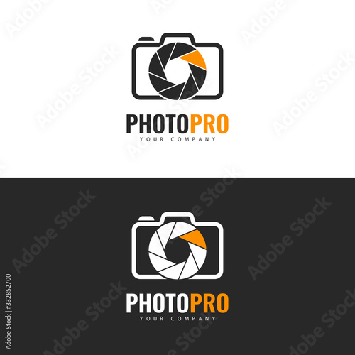 Vector illustration. Photo Studio Logo design. Template logo